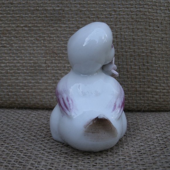 Vintage Small Duck with Rose China Figurine - Picture 7 of 16